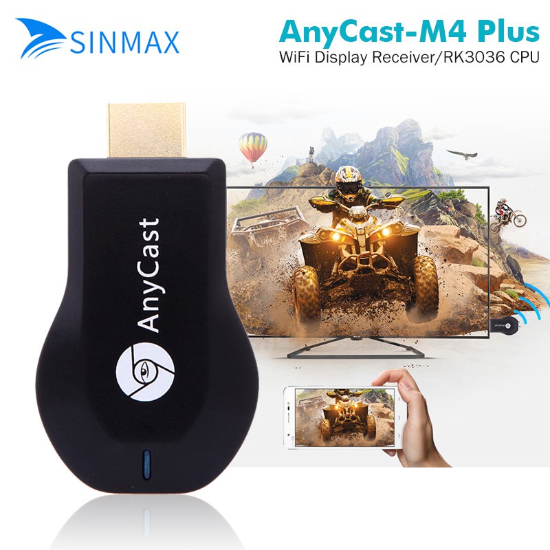 Anycast M9 Plus รุ่นใหม่ล่าสุด รองรับ IOS 11.0 อุปกรณ์สะท้อนสัญญาณภาพจากมือถือเข้าสู่ทีวี