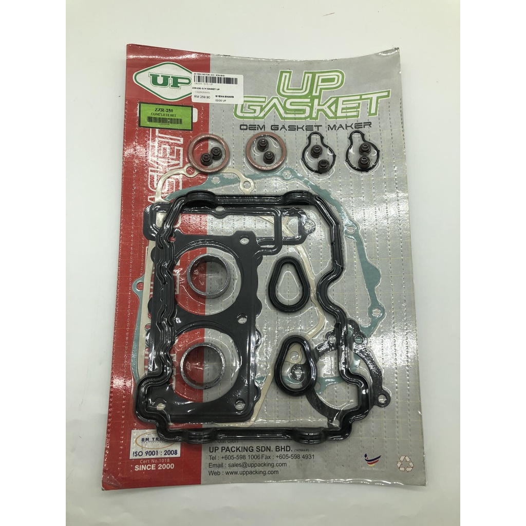 KAWASAKI ZZR250 ZZR 250 OVERHAUL GASKET ชุดเครื่องยนต์ GASKET COMPLETE ชุด GASKET OVERHAUL ZZR-150