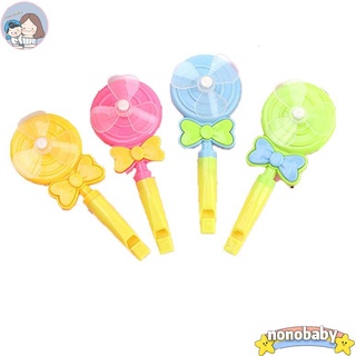 【nono】Lollipop Windmill Whistle Windmill Blowing Toy Childrens Toy Small Gifts