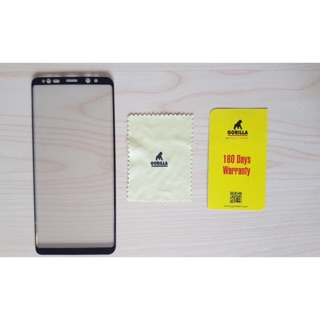 💥💥มีโค๊ตลด100 บาท🔥🔥Gorilla กระจกกันจอแตก สำหรับ Samsung Galaxy Note8,S9, s9Plus, S8, S8Plus (แบบกาวขอบ)