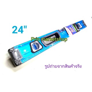 ระดับน้ำอลูมิเนียม สีฟ้า 24นิ้ว AS-2015-24 APEX ( HEAVY DUTY ) ตัวอ่านระดับแบบ True Bluev สีฟ้าใส