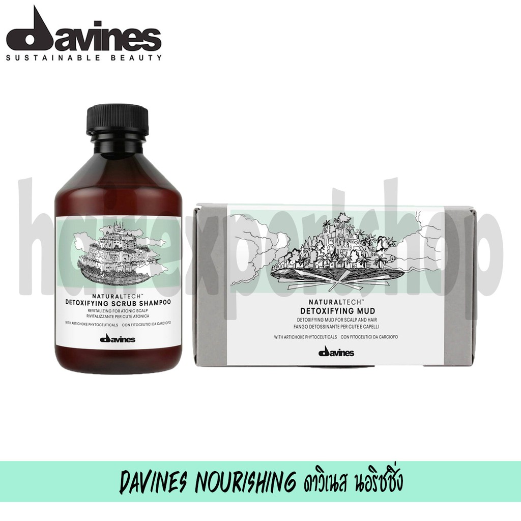 Davines Detoxifying Scrub Shampoo/Mud