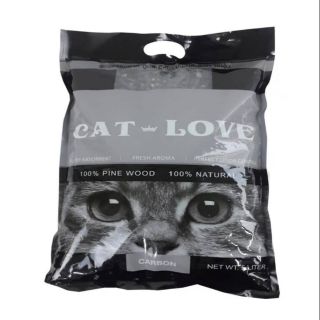 CAT - LOVE ทรายเเมวไม้สน (ชาร์โคล) 5L