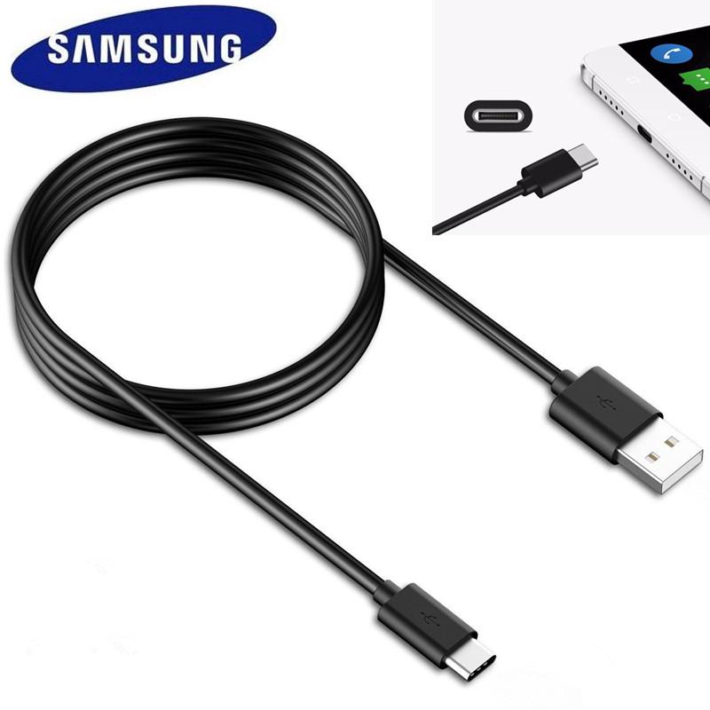 Original Samsung Type C Cable Fast charging หัวชาร์จS8 S10 สายชาร์จอย่างรวดเร็วสําหรับ Samsung Galaxy S20 Note 20 Note 10 plus S9 S8 + Note 9 A 3 A 5 2017