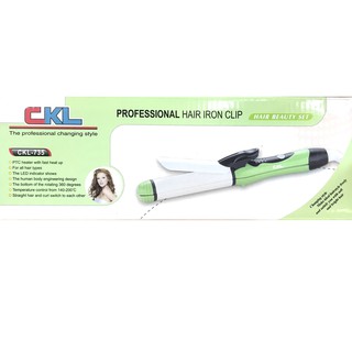 CKLเครื่องหนีบผม 2 in 1 ปรับอุณหภูมิได้ รุ่นckl-735