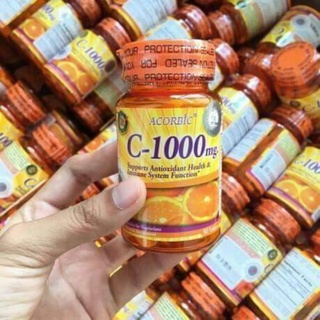 0Acorbic VITAMIN C 1000 mg ผลิตภัณฑ์อาหารเสริม วิตามินซี 1000 mg (30 เม็ด / กระปุก)