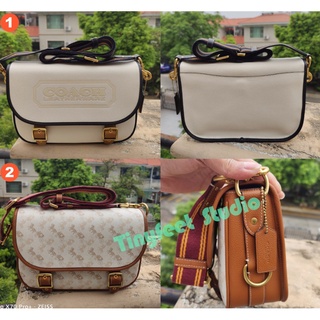 Coach C8848 C8470 Field Messenger Women Men กระเป๋าสะพายข้างCrossbody