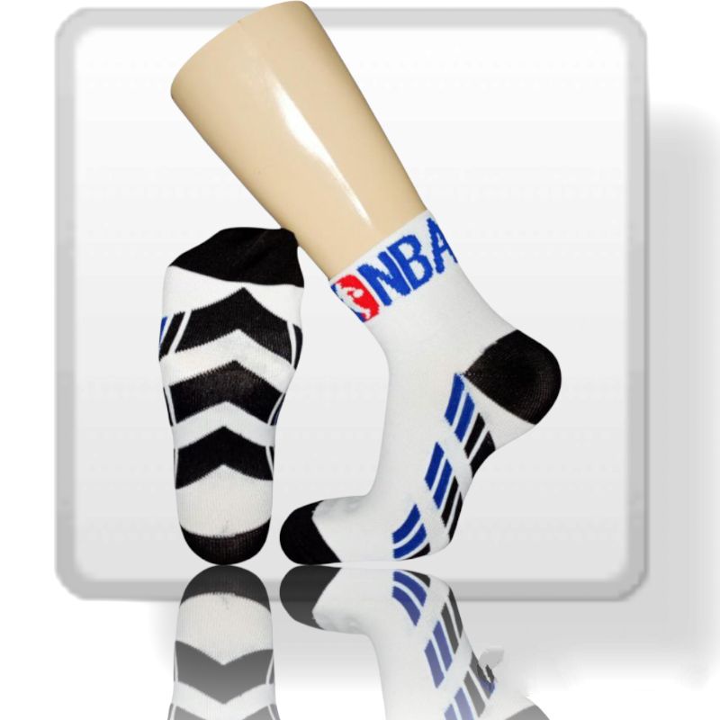 (NBA)THICK POLYESTER SPORT SOCKS/ถุงเท้าอินเทรนด์/ถุงเท้ากีฬา ADULT