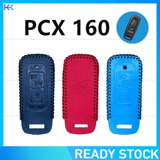 ปลอกกุญแจหนังแท้ 100 % สําหรับ Honda Remote Cover Pcx - 160 Pcx160