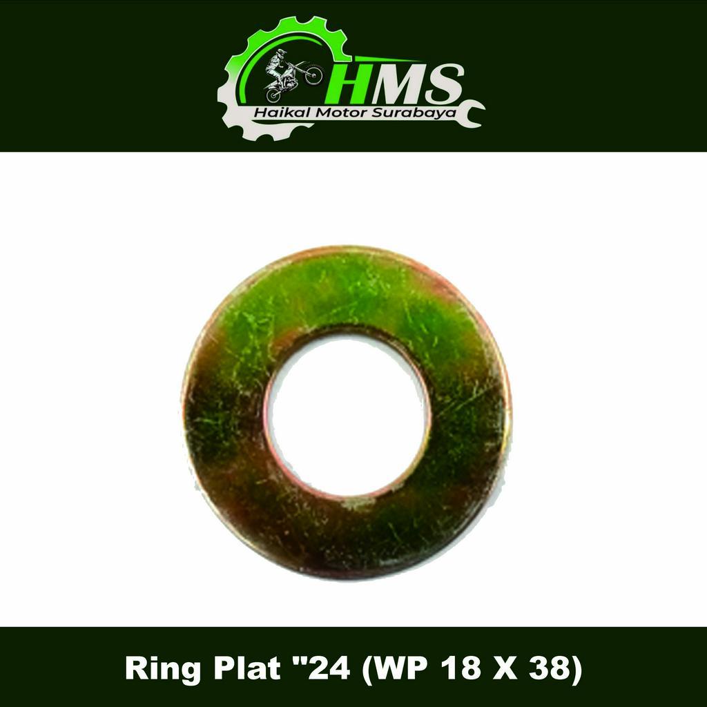 แผ่นแหวน "24 (WP 18 X 38) ราคาต่อ 1 PC - Reng Plate Washer Plate Lock 24 เส้นผ่านศูนย์กลาง 18mm x 38