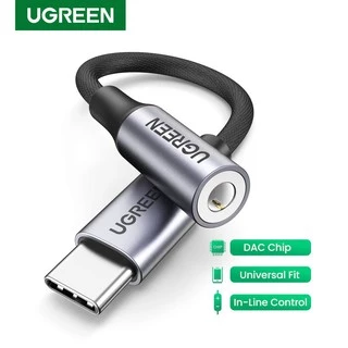 UGREEN รุ่น AV161 หางหนู USB C to 3.5mm Adapter Full Compatibility Audio Cable Audio Adapter USB C to Aux Adapter Audio
