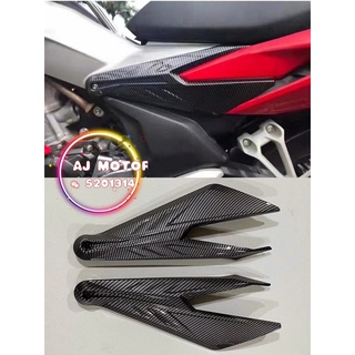 Rsx150 WINNER-X ชุดฝาครอบตัวถังคาร์บอนโครเมี่ยม เครื่องยนต์ สําหรับ HONDA RSX-150 COOLANT RADIATOR CAP VISOR CERMIN