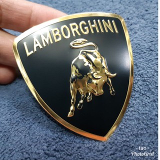 เพลท lamborghini อลูมิเนียมบาง