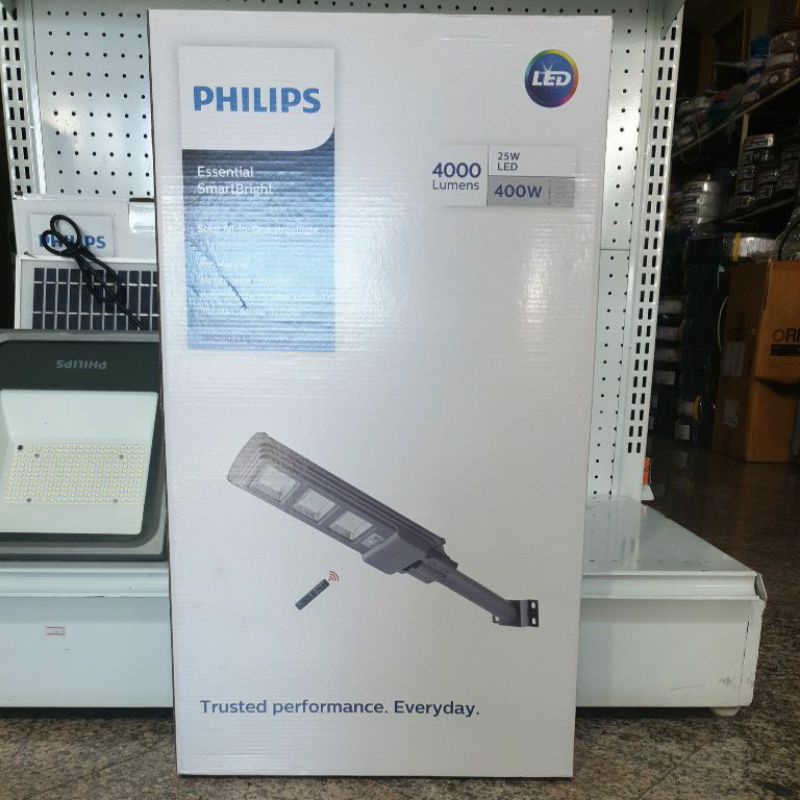 Philips โคมถนนโซล่าเซลล์ 400w brc010 led40/765kit