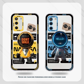 เคสโทรศัพท์มือถือ TPU กันแตก ลายนักบินอวกาศ NASA สําหรับ Samsung A32 A52 A12 A03 A51 A03S A10S A50 A20S J7 Prime A02S