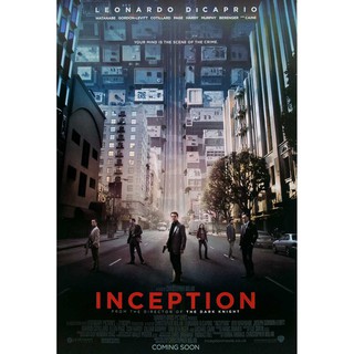 โปสเตอร์ หนัง จิตพิฆาตโลก Inception 2010 POSTER 24”x35” Inch Sci-Fi Movie Leonardo DiCaprio