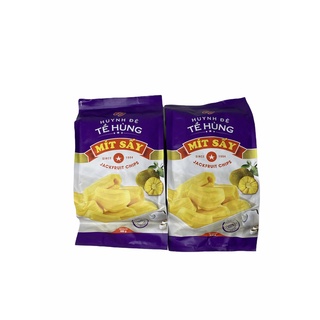 ขนุนอบกรอบ ​Jackfruit Chips 脆皮菠萝蜜 TE HUNG สินค้านำเข้าจากเวียดนาม 500g แพคใหญ่ แถบสีม่วง-ขาว 1SETCOMBO/จำนวน 2 แพค/บรรจุปริมาณ 1000g ราคาพิเศษ สินค้าพร้อมส่ง