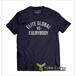 เสื้อยืด พิมพ์ลาย Elite GLOBAL VS EVERYBODY Distro