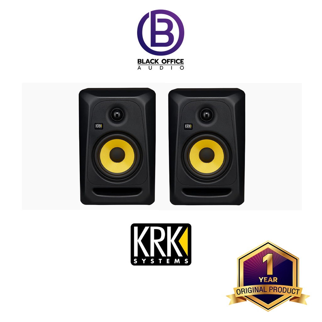 KRK Classic 5 (CL5G3) ลำโพงทำเพลง / ลำโพงมอนิเตอร์ / มิกซ์เพลง / Monitor Speaker (BlackOfficeAudio)