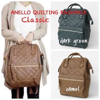 กระเป๋าเป้ กระเป๋าสะพายใบใหญ่ ANELLO QUILTING BACKPACK ขนาดคลาสสิค