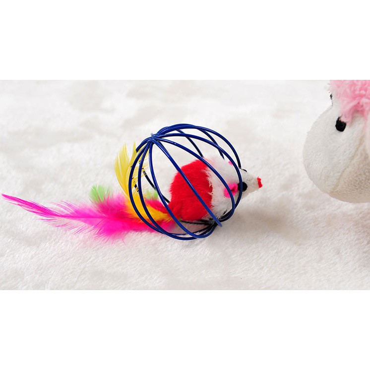 Cat toy ของเล่นแมว บอลกรงหนู บอลของเล่นแมว #C22