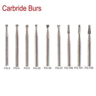 Carbide steel dental equipment, high speed for 10 dental pieces.