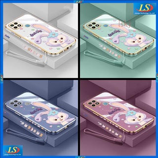 เคส OPPO A15 เคส OPPO A15S เคส OPPO A16K A96 A76 A54 A53 A5S A7 A12 F9 A33 A52 A92 A3S A12E A1K A16 A16K เคสโทรศัพท์มือถือ ลายกระต่าย StellaLou TZ