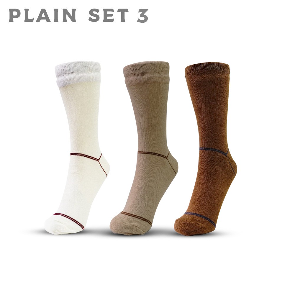 Agf - ถุงเท้าธรรมดา 3 ชิ้น