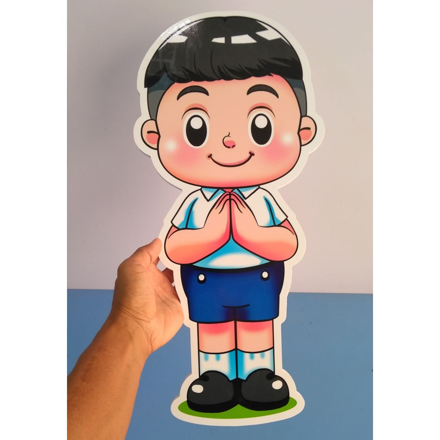 ตัวการ์ตูน เด็กนักเรียนสวัสดี ยินดีต้อนรับ ทำป้ายต้อนรับโรงเรียน ป้ายยินดีต้อนรับ จุดเช็คอินโรงเรียน ราคา ถูกที่สุด ดีลบีเคเค แกลเลอรีภาพที่ 2