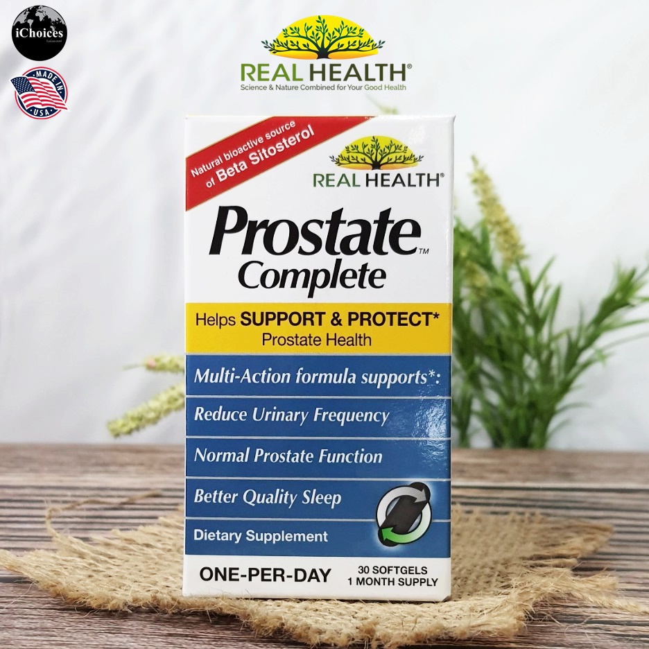 [Real Health] Prostate Complete Helps Support & Protect 30 Softgels