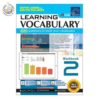 Global Education หนังสือแบบฝึกหัดคำศัพท์ ป.2  Learning Vocabulary Workbook 2