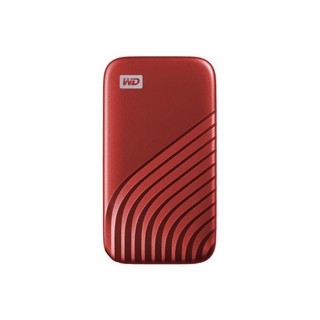 WD My Passport SSD 500GB, Red, Speed up to 1050 MB/s Model : WDBAGF5000ARD-WESN