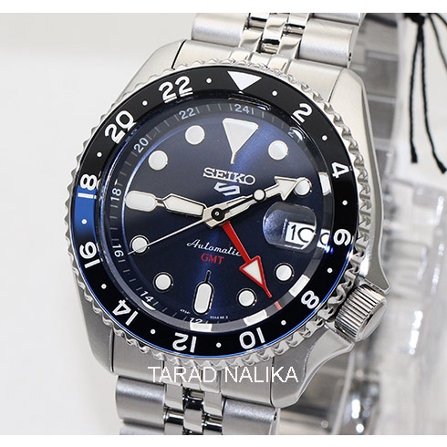[โค้ดWG5KDIS300]นาฬิกา SEIKO 5 Sports New Automatic GMT SSK003K1 (ของแท้ รับประกันศูนย์) Tarad Nalika