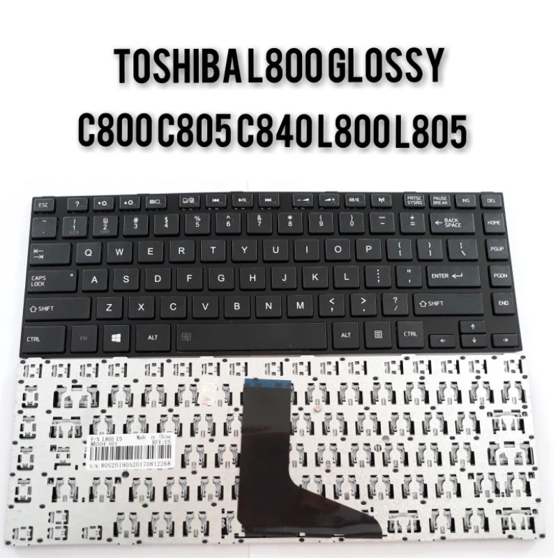 Toshiba Satellite C800 C805 C840 M800 M840 M805 L800 L805 L830 คีย์บอร์ด