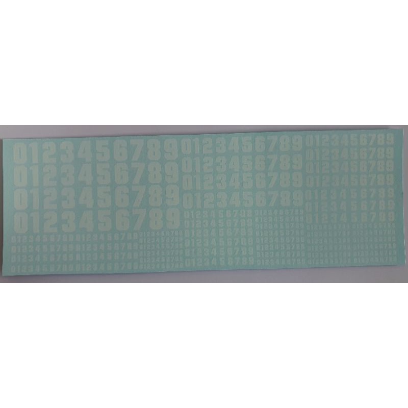 Decal รูปลอกน้ำสำหรับโมเดล