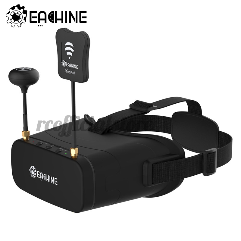 eachine ev 800 dm varifocal 5 . 8 g 40 ch ชุดแว่นตาและกล้องบันทึกวิดีโอ hd dvr 3 นิ้ว 900x600 mah