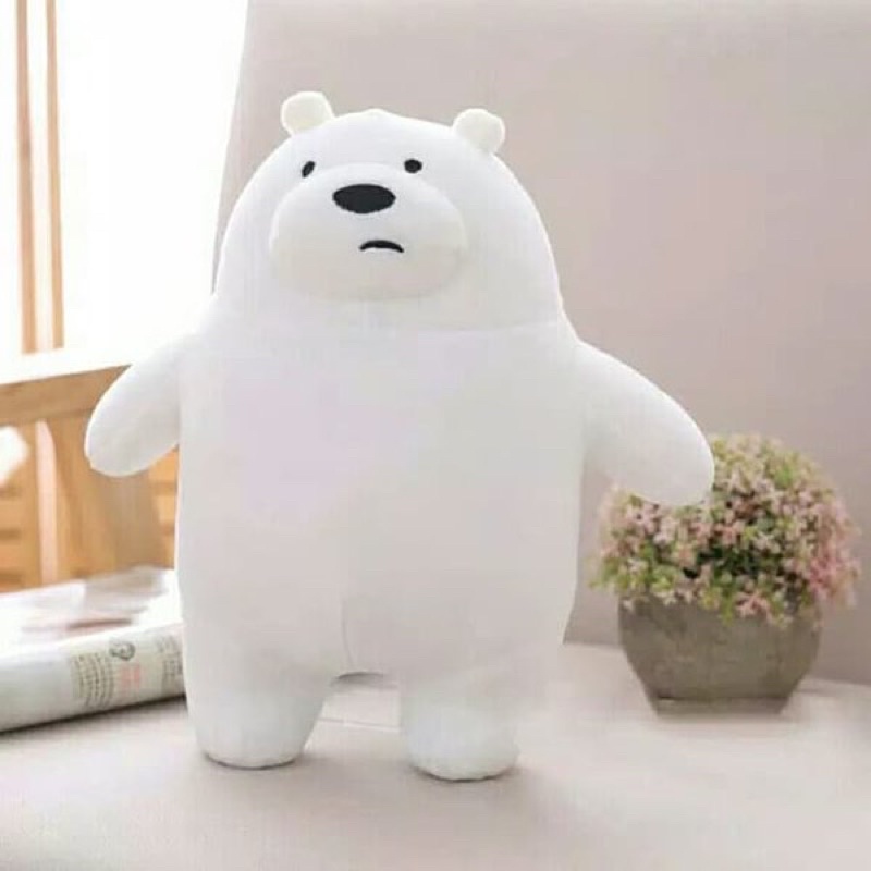 [We Bare Bears] 🐻‍❄️ ตุ๊กตา Ice bear แบบยืน 2 ขา ขนาด 14 นิ้ว 😍♥️