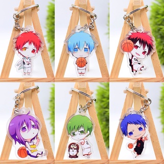 พวงกุญแจอะคริลิคลายการ์ตูน Kuroko Tetsuya Kagami Taiga Midorima Shintaro Murasakibara Atsushi Akashi Seijuro สําหรับติดพวงกุญแจ