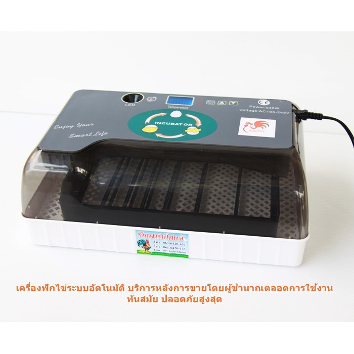 {เครื่องศูนย์ คู่มือภาษาไทยของแถมครบเซท} เครื่องฟักไข่ ตู้ฟักไข่ 12 ฟอง ระบบอัตโนมัติ