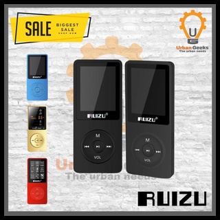 Ruizu X02 เครื่องเล่น Mp3 วิทยุ Fm Wav Hifi 8GB