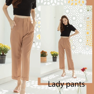 LADY pants - กางเกงขา 8 ส่วน ปลายขาเบิ้ล