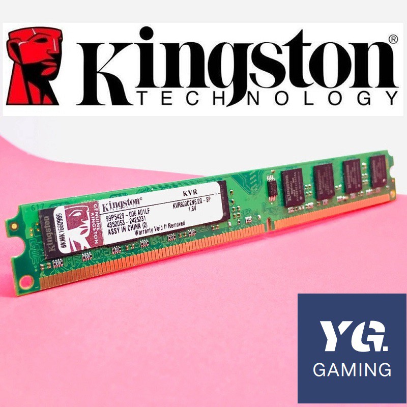 Kingston PC Memory RAM Memoria Module Computer Desktop 1GB  2GB  PC2 DDR2 4GB 667MHZ 800MHZ 1333MHZ 1600MHZ 8GB 1600