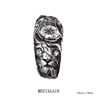 【MEET Magic Tattoo】สติ๊กเกอร์รอยสักชั่วคราวกันน้ํา 12 ซม. X 19 ซม. Xl-028