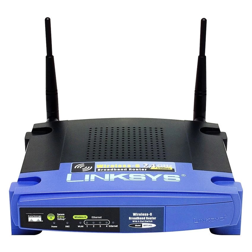 Linksys Router Wireless-G Broadband with Linux WRT54GL-AS #1402
