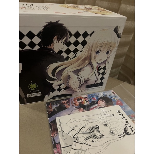 box รักลับๆข้ามหอของนายหมากับน้องแมว +โปสการ์ด+เล่ม0(มือ2) ส่งฟรี