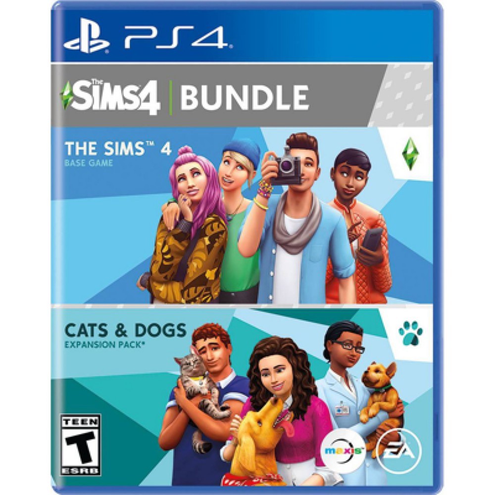 PS4 The Sims 4 + Cats &amp; Dogs Bundle (AllZone/US)(English) แผ่นเกมส์ ของแท้ มือ1 มือหนึ่ง ของใหม่ ในซีล