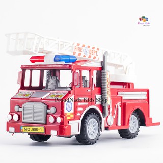 ProudNada Toys ของเล่นเด็กรถดับเพลิงฝาครอบ FIRE ENGINE NO.688-1