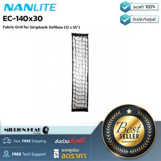 Nanlite : EC-140x30 by Millionhead (Grid สำหรับ Softbox ขนาด 30 x 140cm ออกแบบมาเพื่อ ควบคุมลำแสงให้มีความนุ่มนวลและไม่ให้แสงกระจาย)