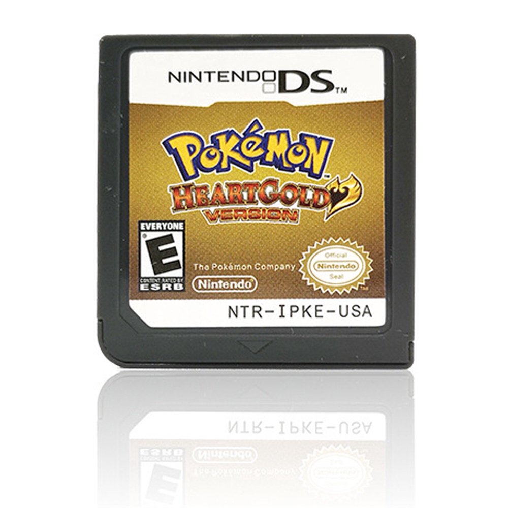 การ์ดเกมส์ nintendo ds 3ds ndsi ndsl nds lite pokemon สีเงินสีทอง