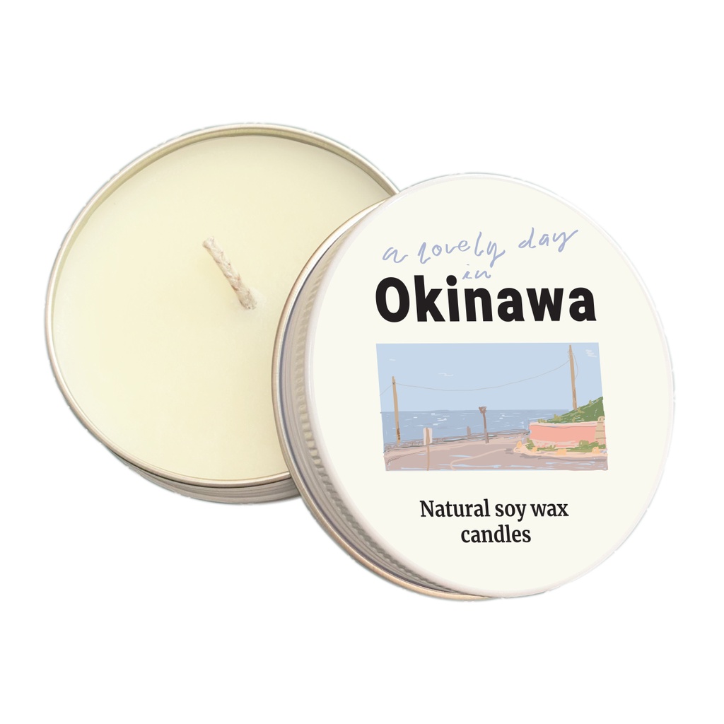 Summerstuff.marine - SOY WAX CANDLES กลิ่น A LOVELY DAY IN OKINAWA (60 g) - เทียนหอมไขถั่วเหลือง